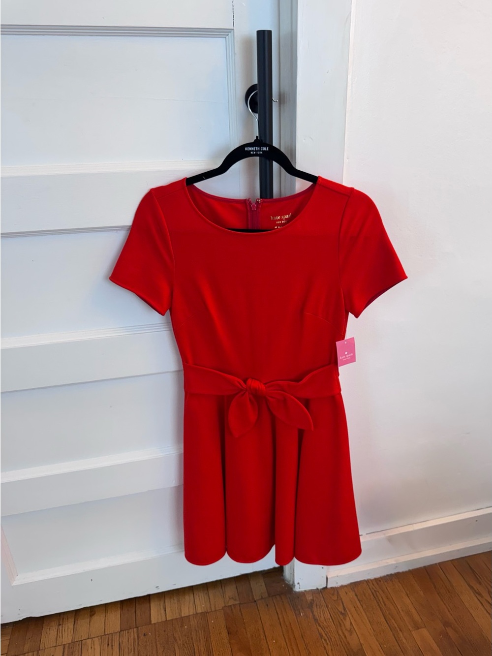 kate spade Bright Red Bow-Waist woman Dress